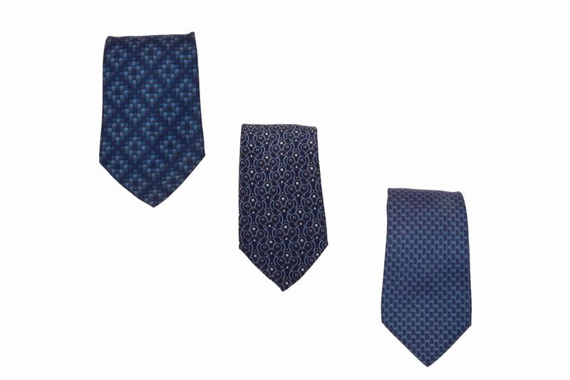 Hermès cravatte Vintage  - Asta Vintage, Gioielli e Orologi - Cambi Casa d'Aste