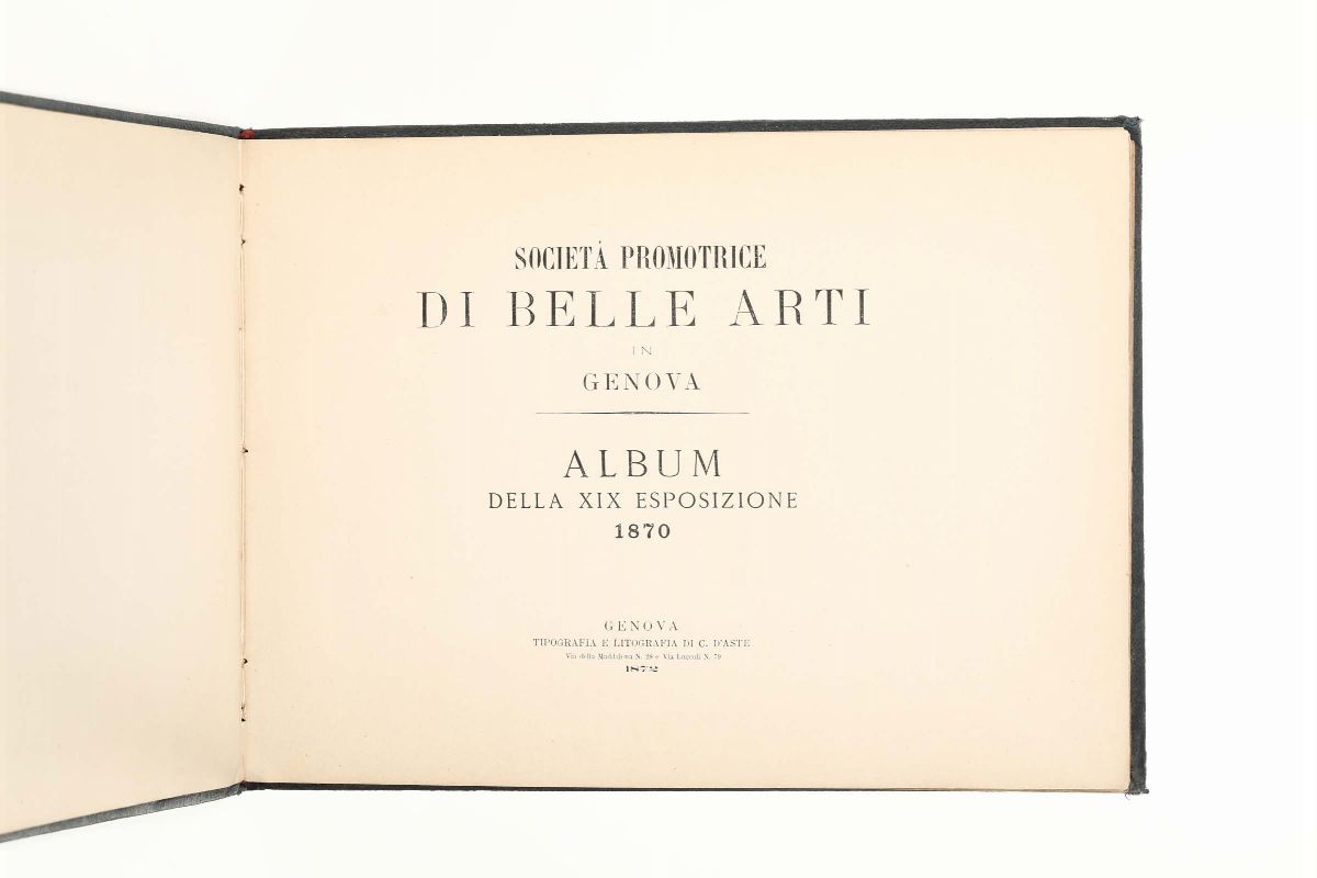 Ernesto Rayperalbum della Società Promotrice di Belle Arti. Genova,1870