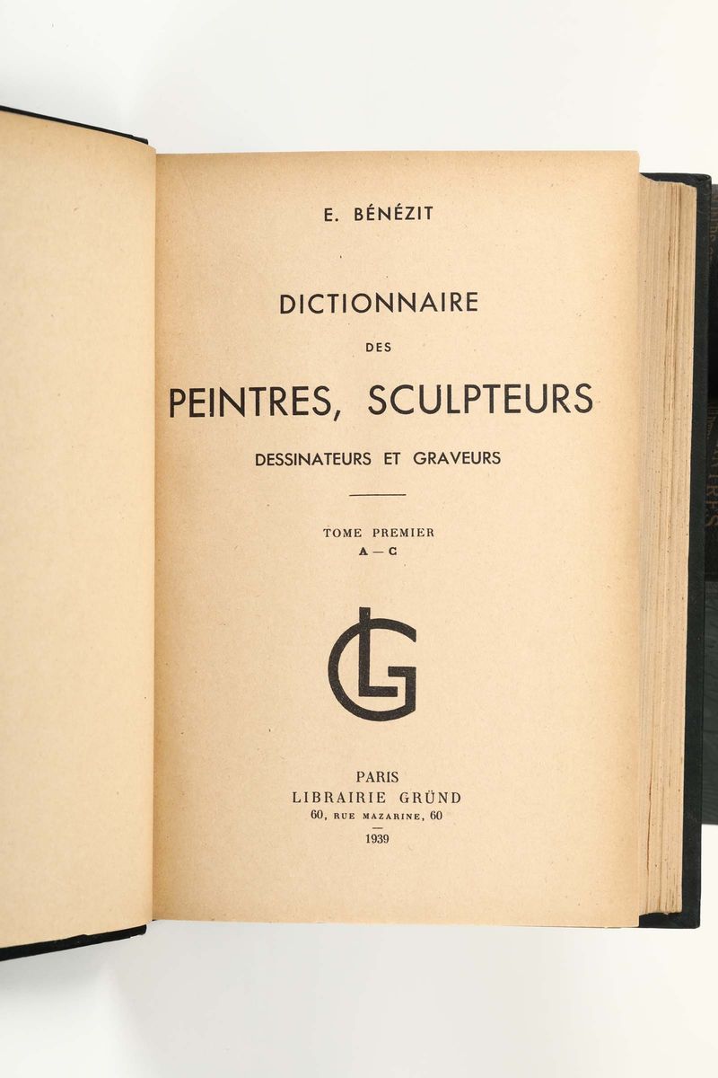 E,benezitdictionnaire Des Peintres,sculpteurs Dessinateurs Et Graveurs..paris,grund,1939