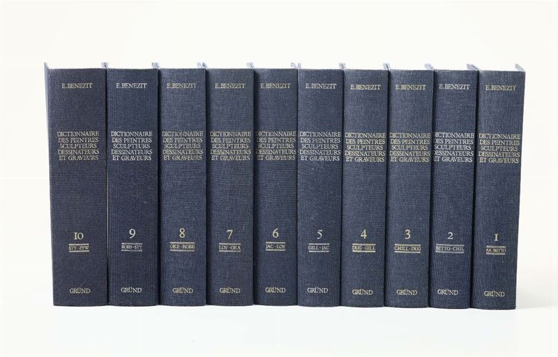 E. Benezit Dictionnaire critique et documentaire des peitres,sculpteurs,dessinateurs et graveurs..Paris,Grund,1976  - Auction Books - Cambi Casa d'Aste