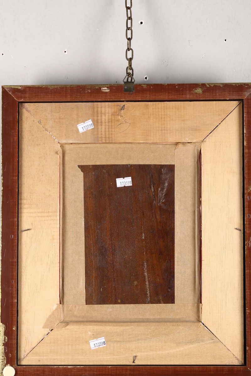 Icona in Legno Raffigurante Santo, Russia? XIX Secolo