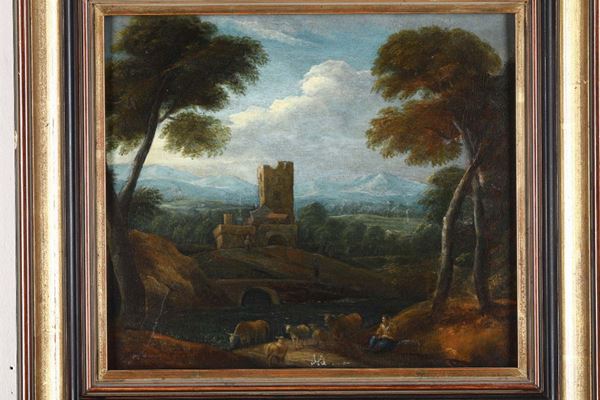 Scuola del XVIII secolo Paesaggio