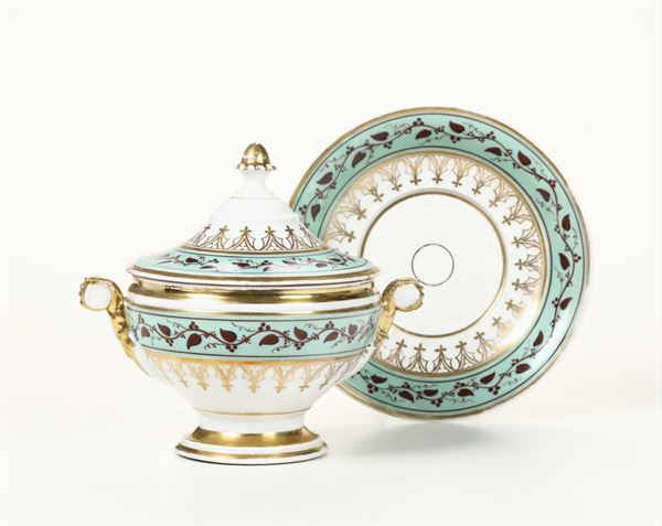 Tazza da brodo Italia, verso la metà del XIX secolo