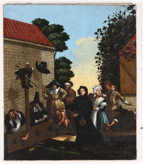 Scuola franco tedesca della fine del XVIII secolo La pubblica gogna