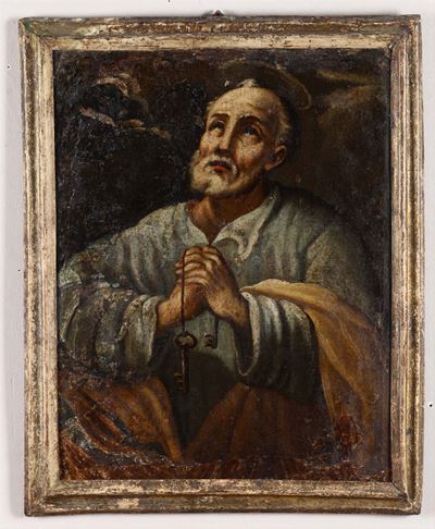 Scuola del XVIII Secolos.pietro in Preghiera