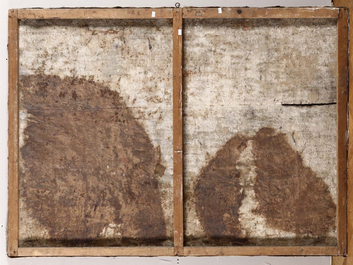 Lotto di Due Dipinti Raffiguranti S.sebastiano ed Episodio Religioso, XVIII Secolo