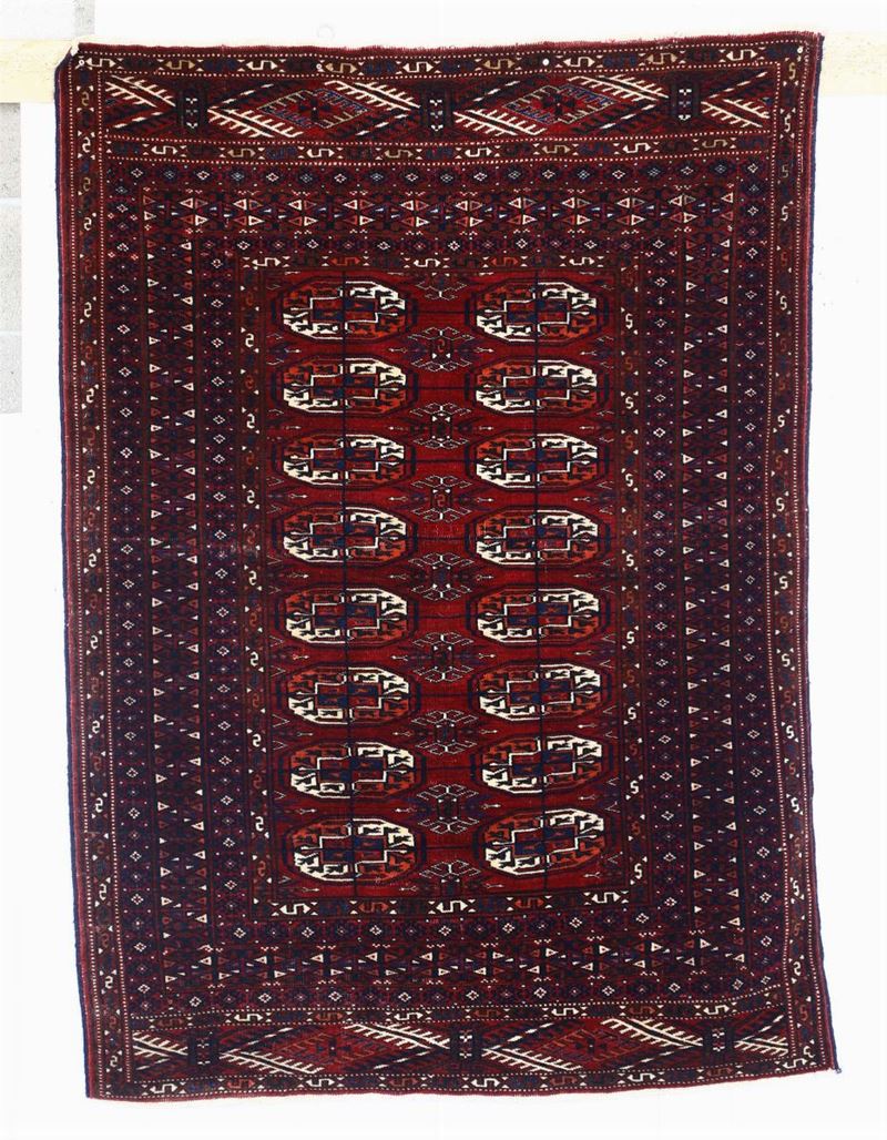 Tappeto turkmeno Boukara XX secolo  - Auction Fine Art - I - Cambi Casa d'Aste