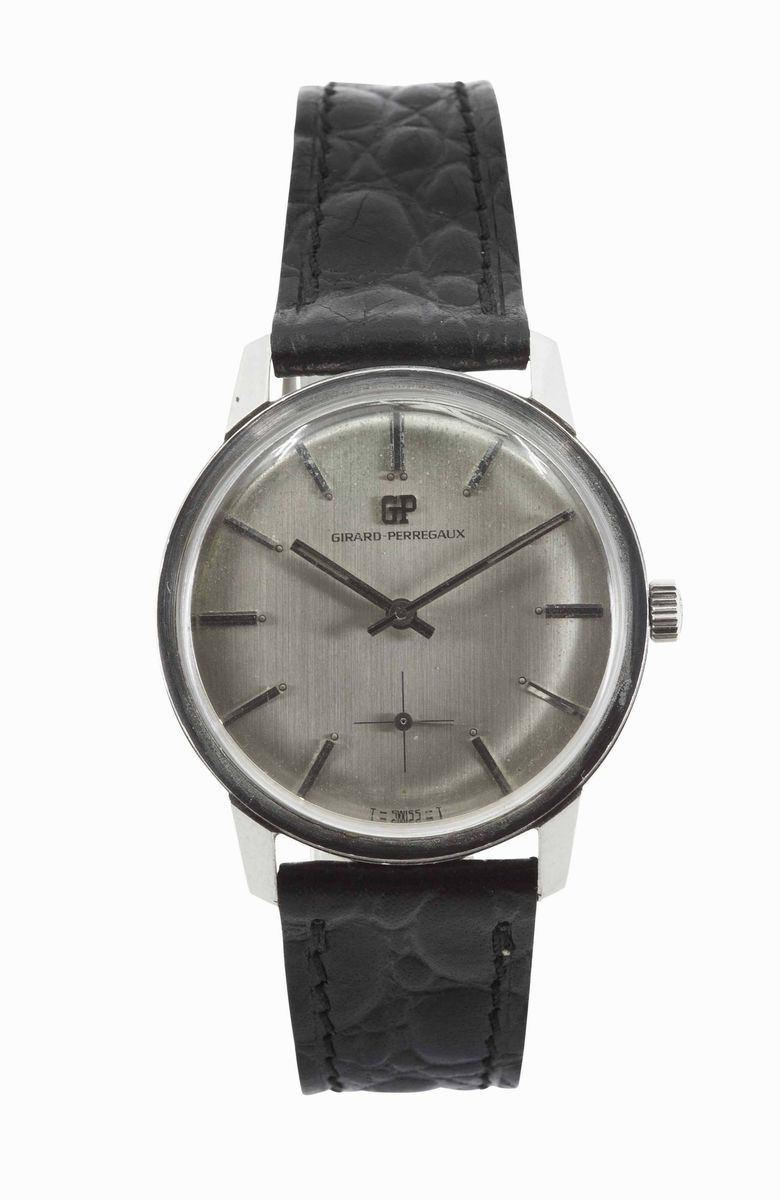 GIRARD PERREGAUX, orologio da polso, in acciaio, a carica manuale. Realizzato nel 1950 circa  - Auction Vintage, Jewels and Watches - Cambi Casa d'Aste