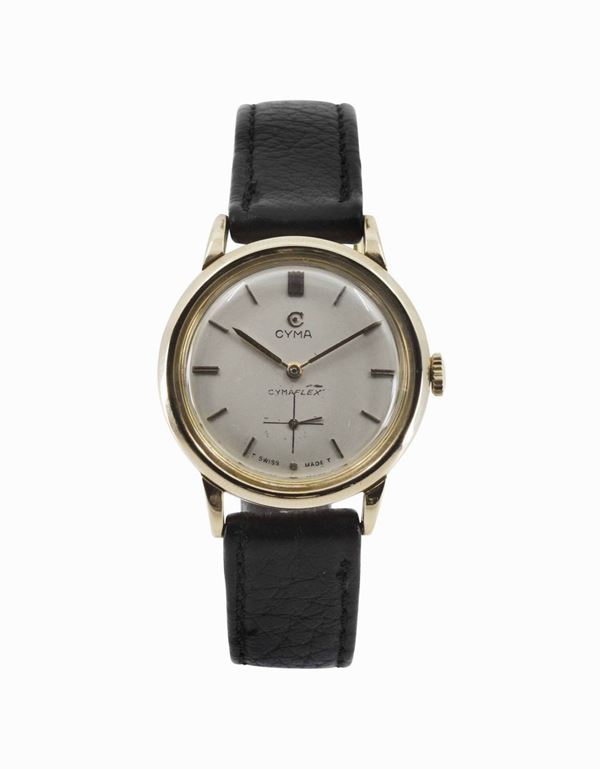 CYMA, orologio da polso, in oro rosa 18K, a carica manuale. Realizzato nel 1960 circa