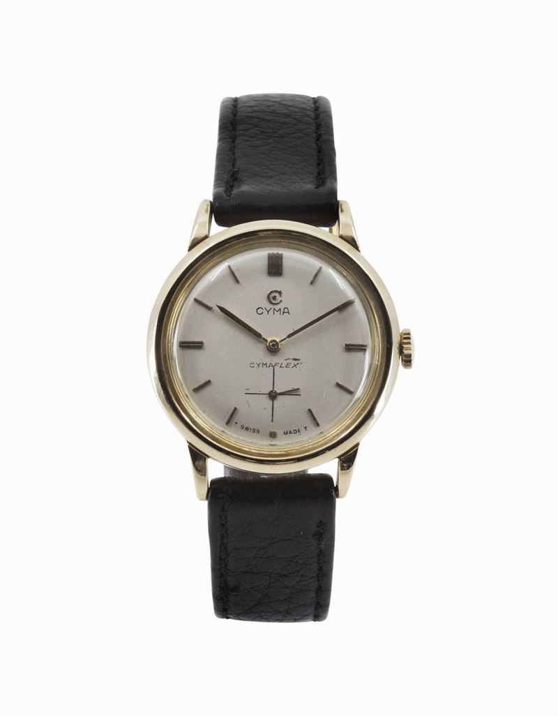 CYMA, orologio da polso, in oro rosa 18K, a carica manuale. Realizzato nel 1960 circa  - Auction Vintage, Jewels and Watches - Cambi Casa d'Aste
