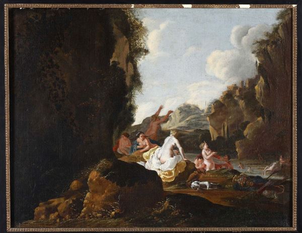 Scuola del XVIII secolo Bagno di Diana