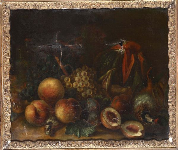 Anonimo del XIX secolo Natura morta