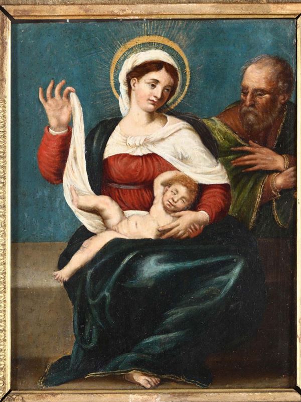 Scuola del XVIII secolo Sacra Famiglia