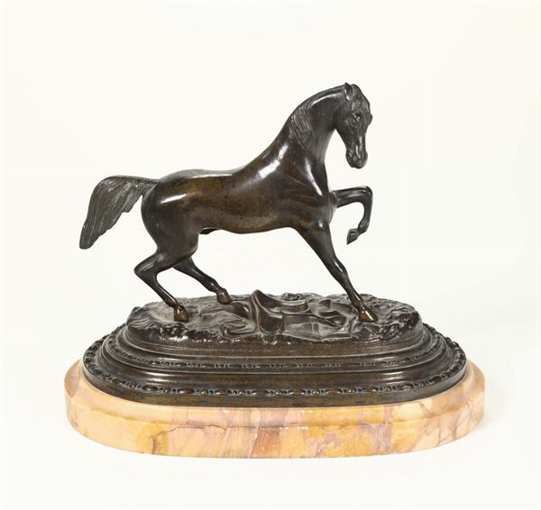 Cavallino in bronzo, XIX secolo