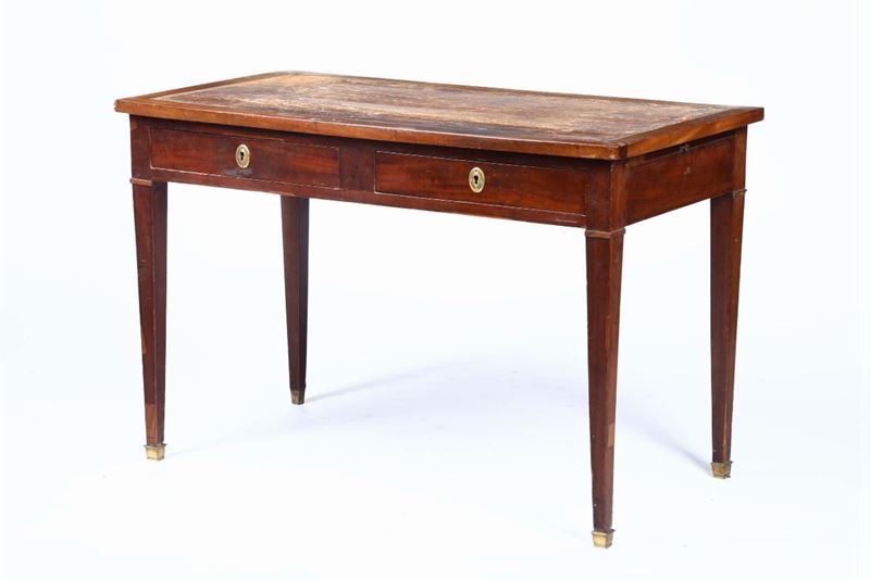 Scrittoio a due cassetti, XIX-XX secolo  - Auction Fine Art - Cambi Casa d'Aste