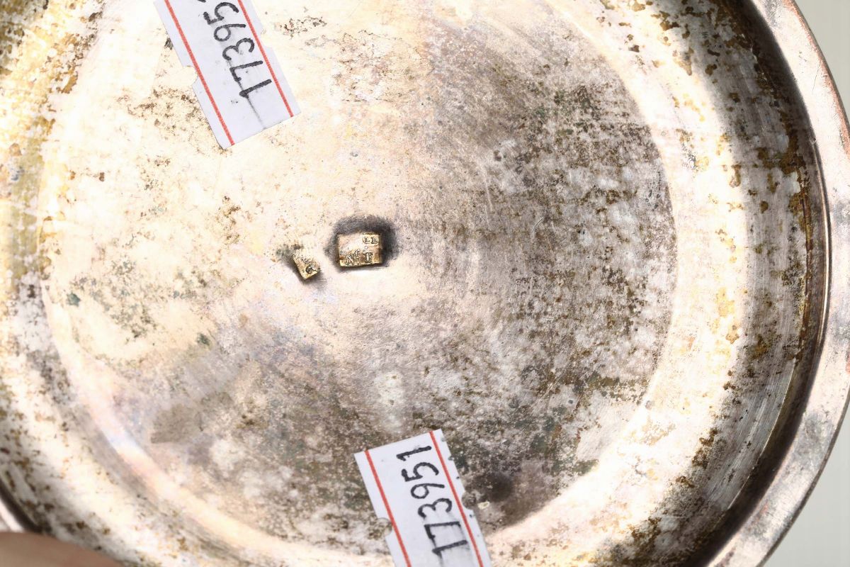 Quattro Candelieri in Metallo Argentato, XIX Secolo