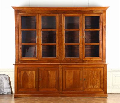 Libreria in Noce a Due Corpi, XIX-XX Secolo