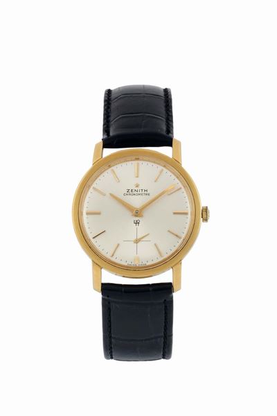 Zenith, Chronometre. Orologio da Polso, in Oro Giallo 18k, Cronometro. Realizzato nel 1960 Circa