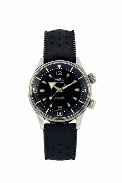 Vetta, Diver, Orologio da Polso, in Acciaio, Automatico, Impermeabile con Due Corone. Realizzato ...