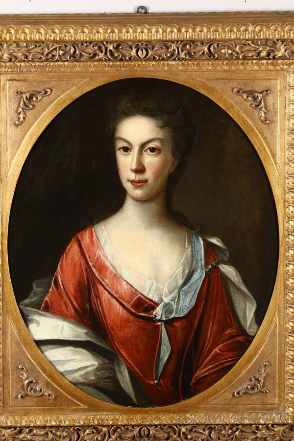 Scuola tedesca del XVIII secolo Ritratto di dama