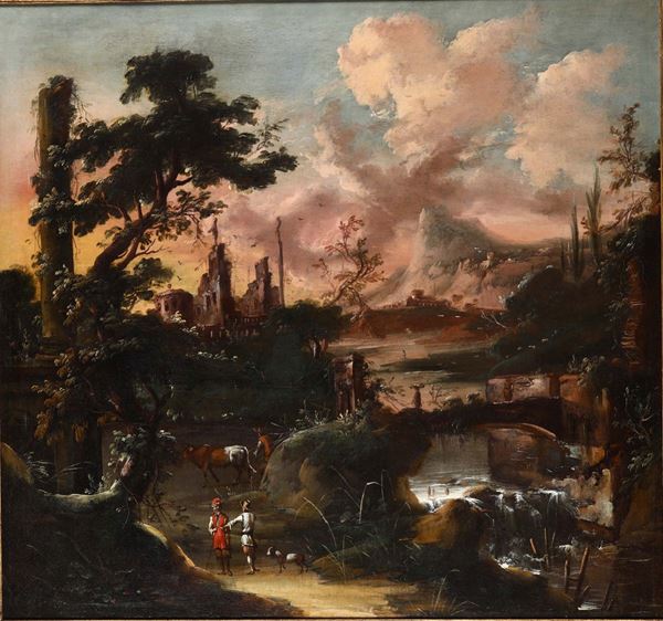 Scuola olandese del XVII-XVIII secolo Paesaggio