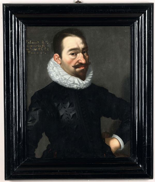 Scuola olandese del XVII secolo Ritratto di gentiluomo