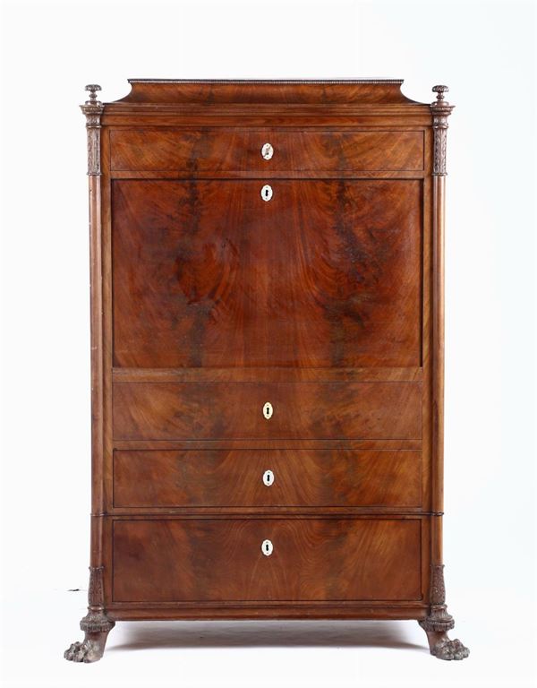 Secretaire Biedermeier, XIX secolo