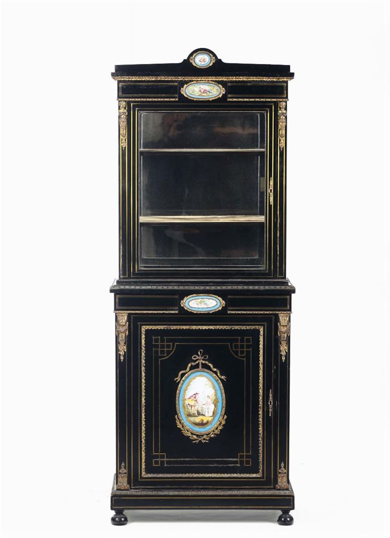 Mobile a due corpi Carlo X, XIX secolo  - Auction Fine Art - Cambi Casa d'Aste