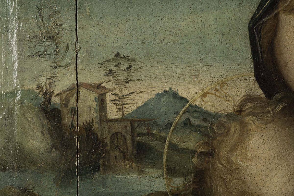 Domenico Puligo (firenze 1492 - 1527)madonna con Bambino