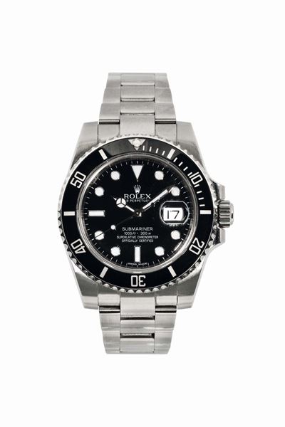Rolex, Oyster Perpetual Submariner,superlative Chronometer Officially Certified, Ref. 116610. Oro...