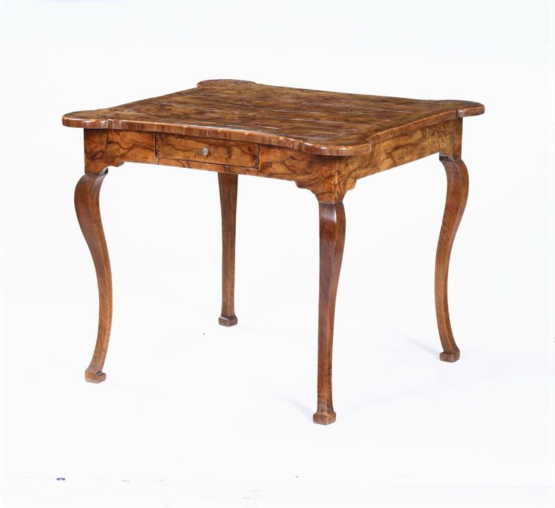 Tavolo da gioco lastronato in stile Luigi XV  - Auction Fine Art - Cambi Casa d'Aste