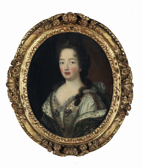 Scuola francese del XVIII secolo Ritratto femminile