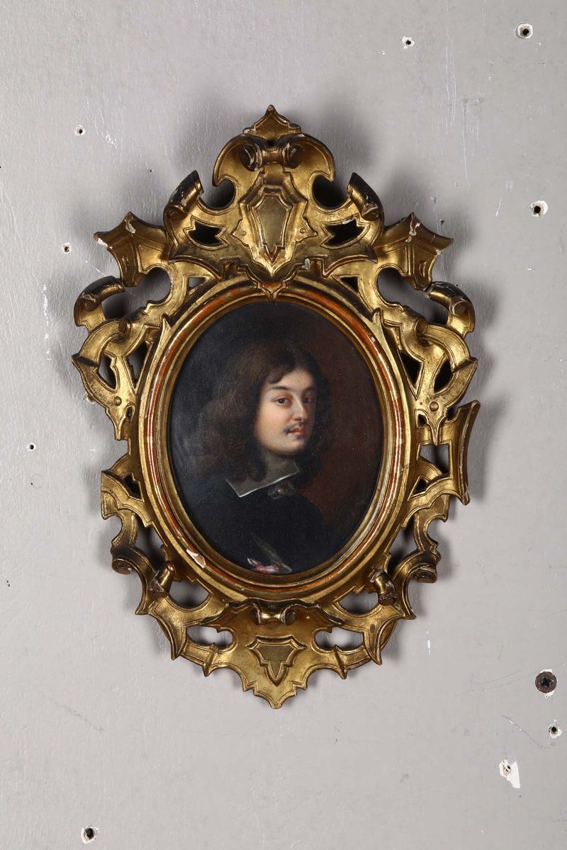 Scuola del XVII secolo Ritratto maschile  - Auction Fine Art - Cambi Casa d'Aste