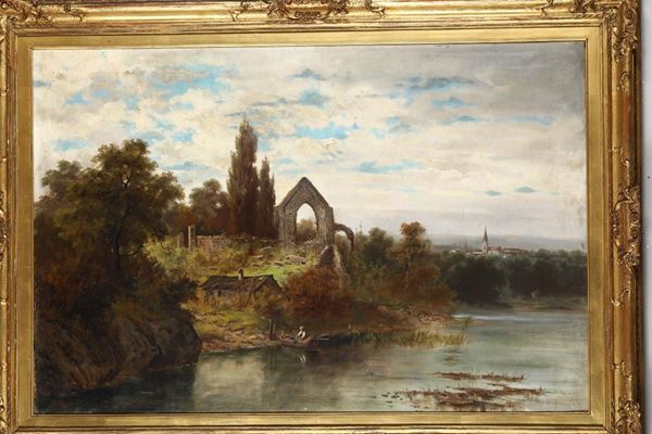 Pittore del XIX secolo Paesaggio