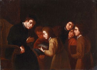 Scuola del XVIII Secoloprete con Fedeli