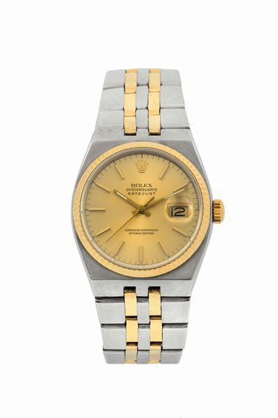Rolex, Oysterquartz Datejust, Superlative Chronometer Officially Certified , Cassa No. 6400127, R...