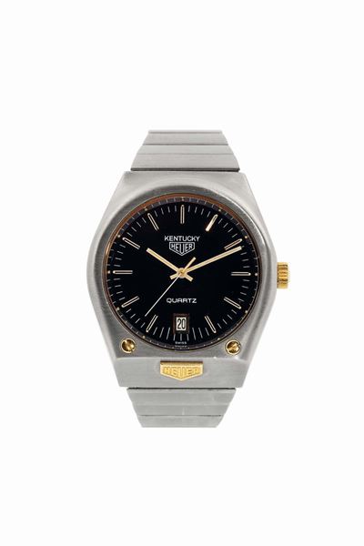 Heuer, Kentucky, Quartz, Cassa No. 377270, Ref. 361.705. Orologio da Polso, in Acciaio, al Quarzo...