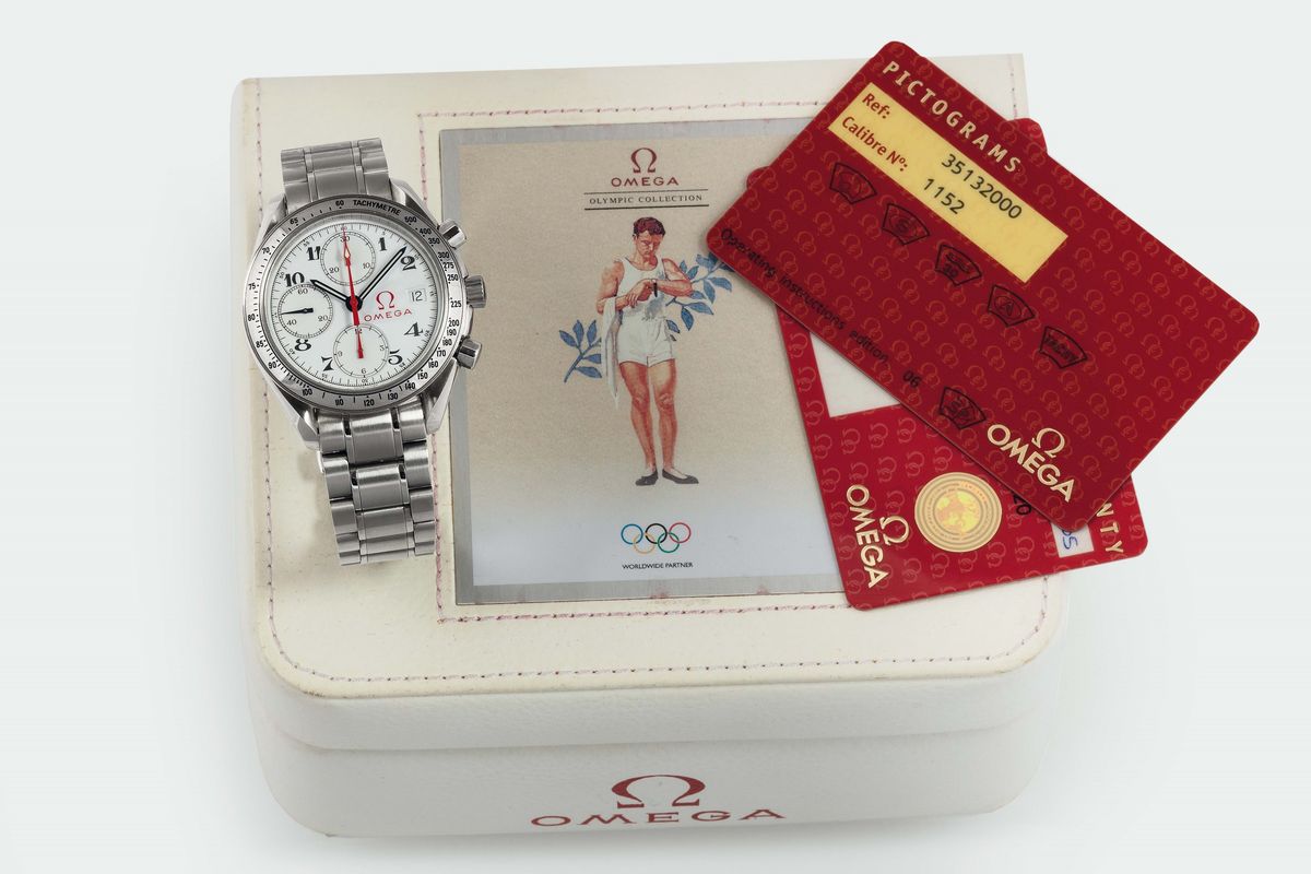 Omega, Speedmaster, Automatic, Cassa No. 59144898, Ref. 3513.20.00. Orologio da Polso, in Acciaio...