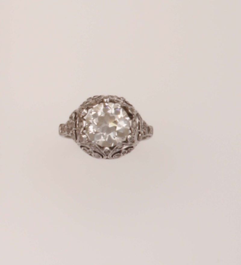 Old-cut diamond weighing 2.40 carats approx.  - Auction Fine Jewels - Cambi Casa d'Aste