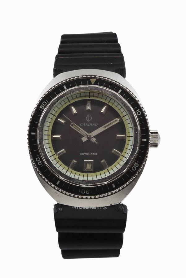 NIVADA, Grenchen, orologio da polso, impermeabile, automatico, con datario. Realizzato nel 1970 circa