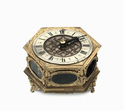 Orologio a Saliera, Austria o Germania XVIII Secolo
