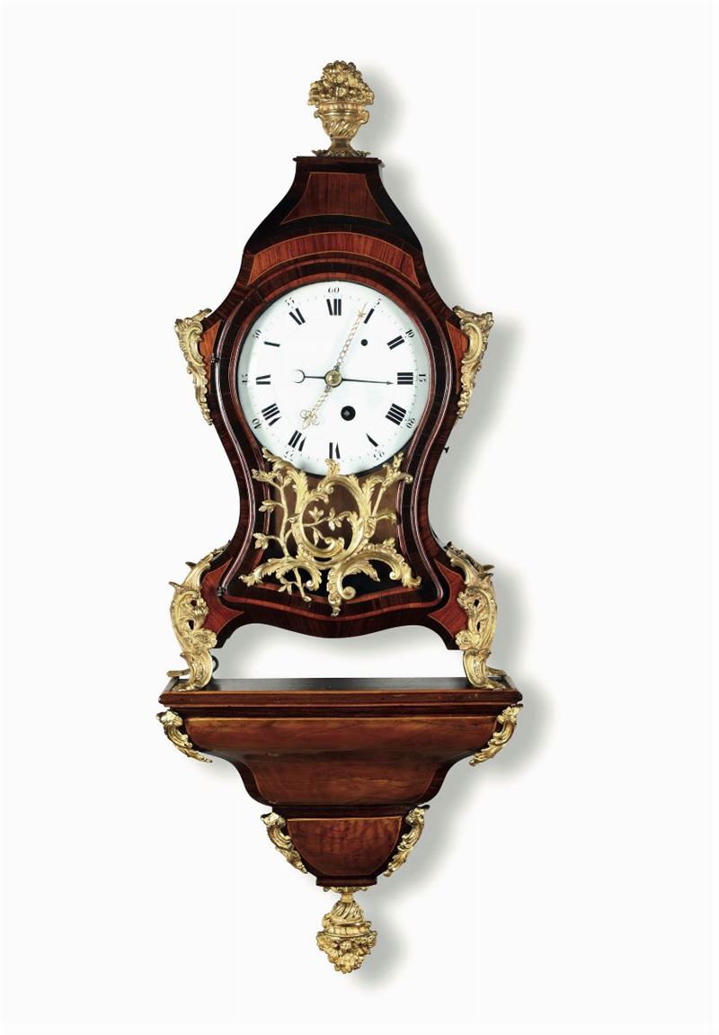 Pendola Cartel da parete, Italia settentrionale XVIII secolo  - Asta Antiquariato - Cambi Casa d'Aste