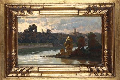 Arturo Ferrari (1861 - 1932)L'adda