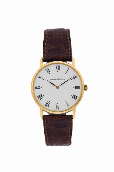 Jaeger Lecoultre, Ref. 111.t.09, Orologio da Polso, in Oro Giallo 18k con Fibbia Originale in Oro...
