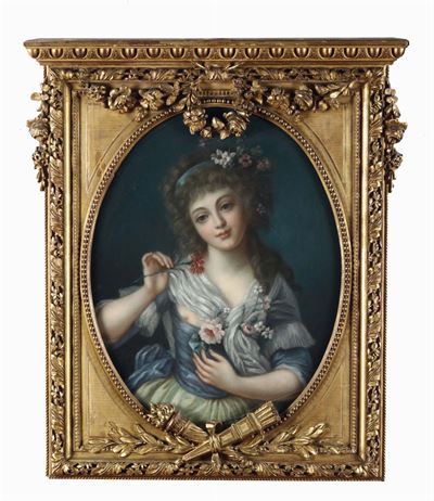 Pittore del XVIII-XIX Secoloritratto Femminile