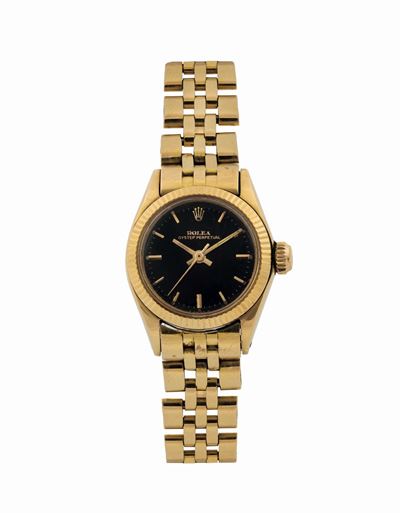 Rolex, Oyster Perpetual, Ref. 6619. Orologio da Polso, Automatico, Impermeabile, in Oro Giallo 18...