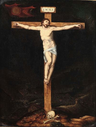 Scuola Fiamminga (?) del XVII Secolocrocifissione