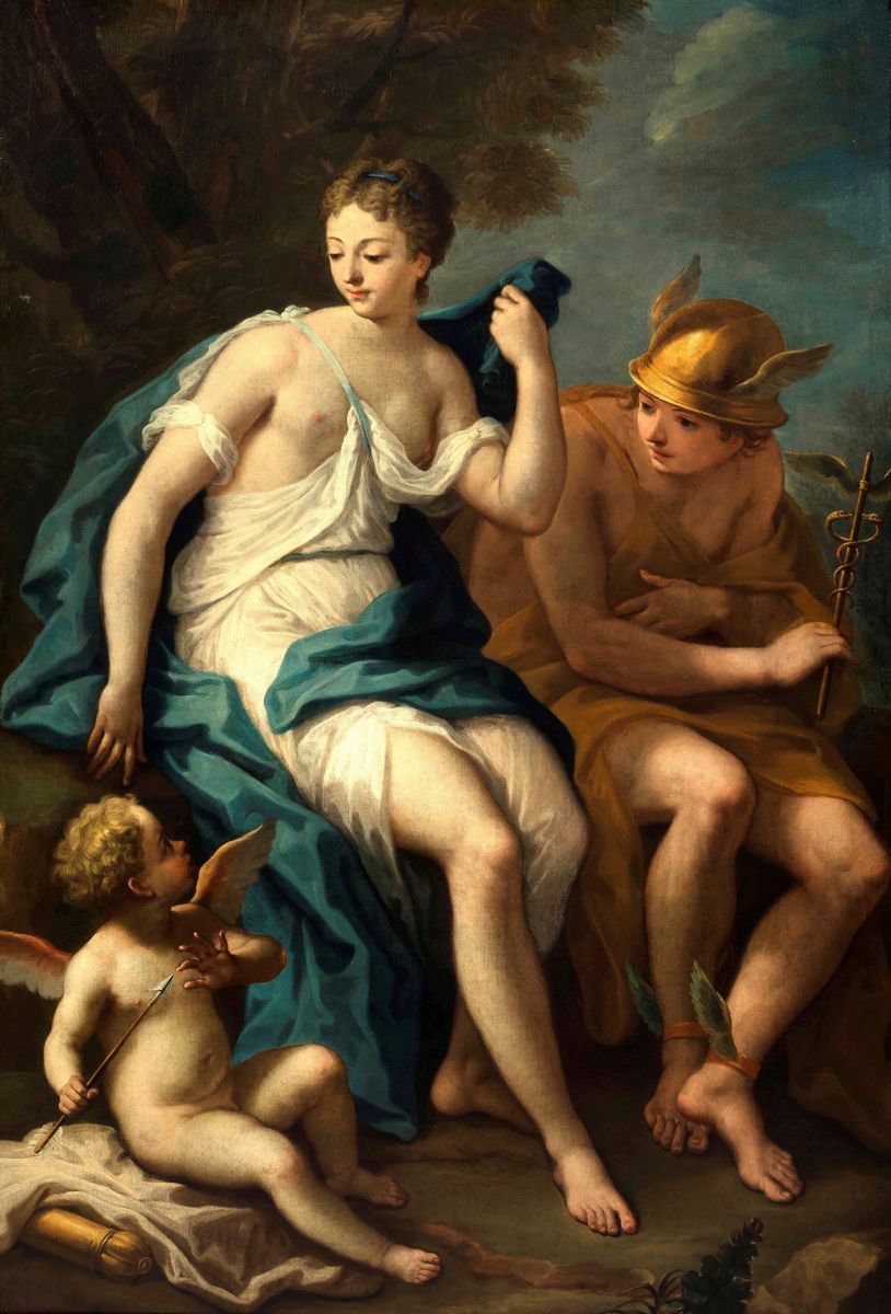 Paolo De Matteis (napoli 1662 - 1728)L’educazione di Amore