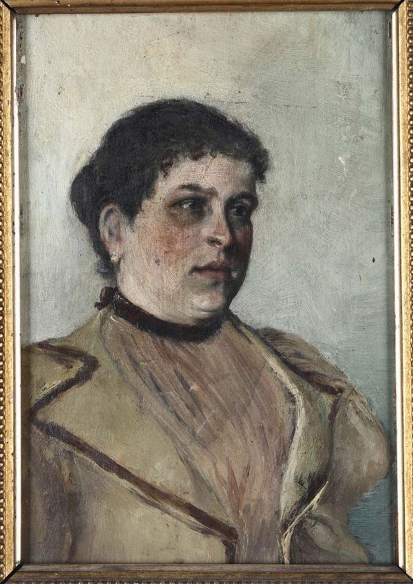 Anonimo del XIX secolo Ritratto di donna