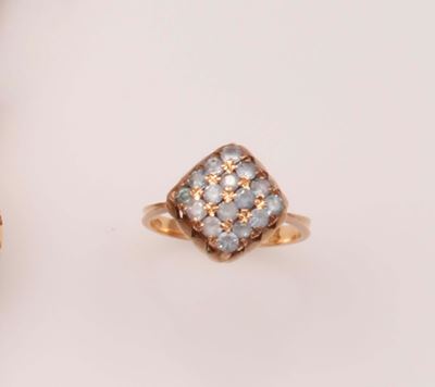 Anello con Acquamarine